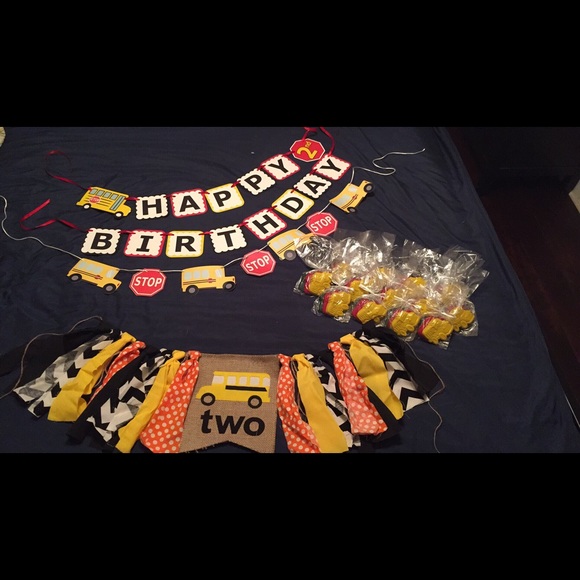Other School Bus Birthday Decor For 2nd Bday Poshmark